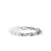 Surf Bracelet, Sterling Silver, Pearls|BU895131