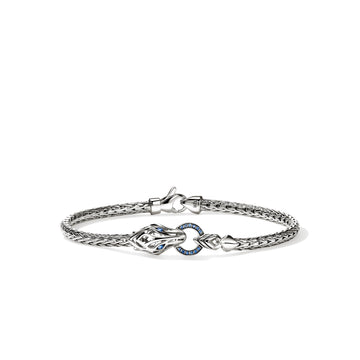Naga Bracelet, Sterling Silver, Blue Sapphires, 3.5MM|BUS603754BSP