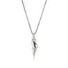 Shell Talisman Necklace, Sterling Silver, Diamonds|NBP9012142DI