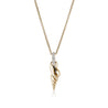 Shell Talisman Necklace, Gold, Diamonds|NGGX9012142DI
